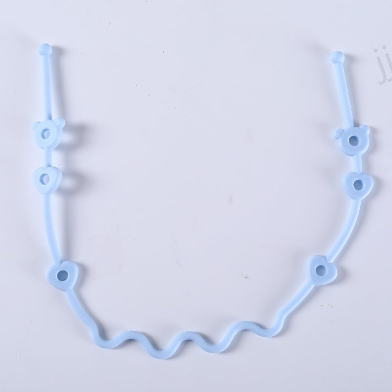 Silikon Baby-Kette mit Anti-Verlust-Schutz – für Schnuller & Spielzeug