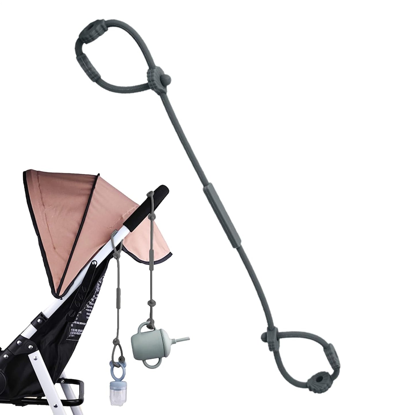 Silikon Baby-Kette mit Anti-Verlust-Schutz – für Schnuller & Spielzeug