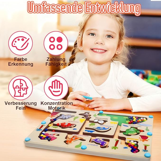 Magnet Puzzle aus Holz