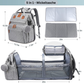 2in1 Baby Rucksack mit integriertem Wickelbett