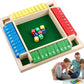 Würfelspiel aus Holz - für 2–4 Spieler, Lern- & Familienspiel