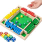 Würfelspiel aus Holz - für 2–4 Spieler, Lern- & Familienspiel