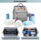 2in1 Baby Rucksack mit integriertem Wickelbett