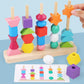 Montessori Formen & Faden Spielzeug