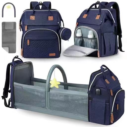 2in1 Baby Rucksack mit integriertem Wickelbett