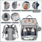 2in1 Baby Rucksack mit integriertem Wickelbett