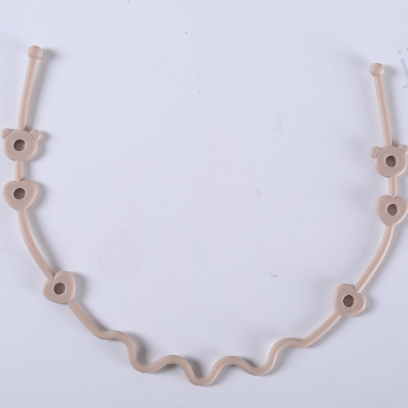 Silikon Baby-Kette mit Anti-Verlust-Schutz – für Schnuller & Spielzeug